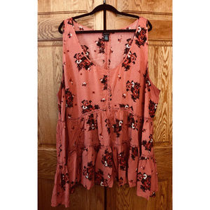 Torrid Flowy Orange Tank